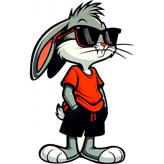 BUGS BUNNY STİCKER 10x7cm