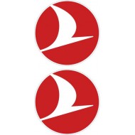 THY LOGO STİCKER 5x5cm 2'Lİ THY LOGO STİCKER 5x5cm 2'Lİ