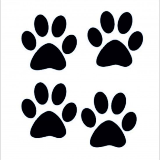 PATİ STİCKER 4'LÜ - RENKLİ