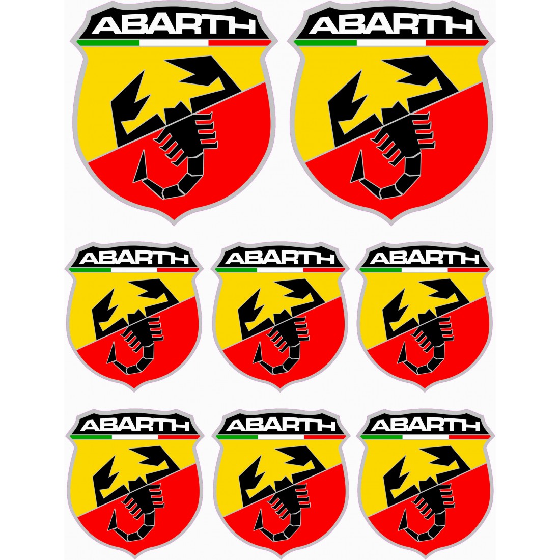 ABARTH LOGO A4 STİCKER