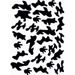 KAMUFLAJ A4 SÖKÜLEN DESEN SİYAH KAMUFLAJ A4 SÖKÜLEN DESEN SİYAH