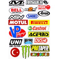 MOTOR MARKA A4 STİCKER M-3