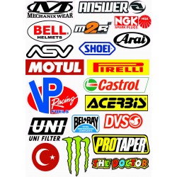MOTOR MARKA A4 STİCKER M-3 MOTOR MARKA A4 STİCKER M-3