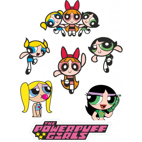 POWERPUFF GRİLS A4 STİCKER