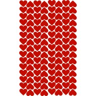 ÇOKLU KALP STİCKER 2 CM 120 ADET A4