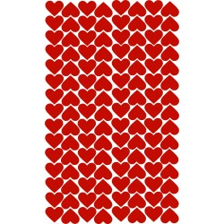 ÇOKLU KALP STİCKER 2 CM 120 ADET A4