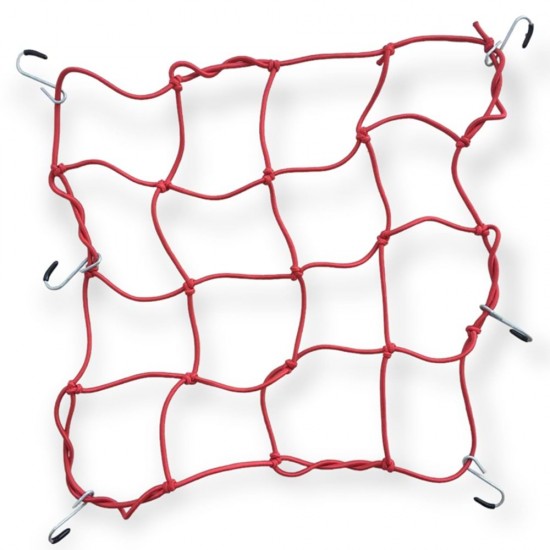 KASK FİLESİ 40x40cm DEMİR KANCALI KIRMIZI