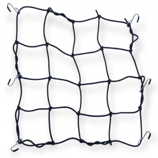 KASK FİLESİ 40x40cm DEMİR KANCALI SİYAH