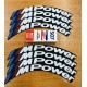 Mpower Lastik Yazısı 8 Adet + Yapıştırıcı
