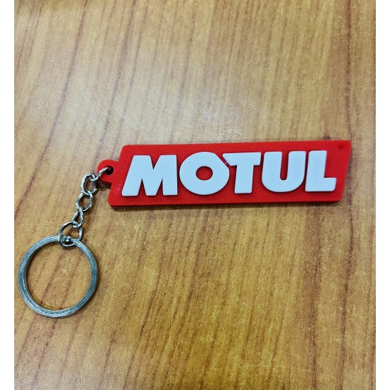 MOTUL SİLİKON ANAHTARLIK 3D TEK KAT DÜZ KIRMIZI