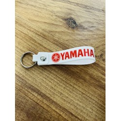 YAMAHA BASKILI SİLİKON ANAHTARLIK BEYAZ