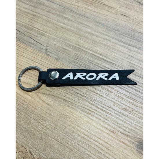 ARORA SİLİKON ANAHTARLIK SİYAH