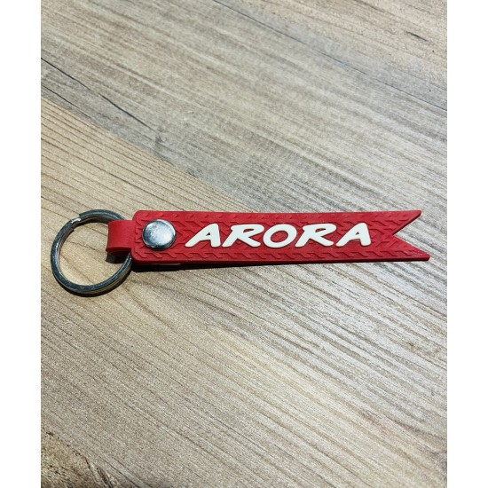 ARORA SİLİKON ANAHTARLIK KIRMIZI