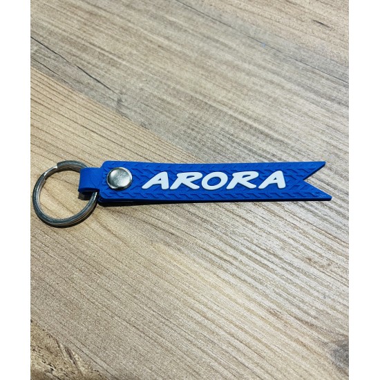 ARORA SİLİKON ANAHTARLIK MAVİ