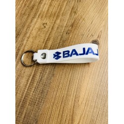 BAJAJ BASKILI SİLİKON ANAHTARLIK BEYAZ BAJAJ BASKILI SİLİKON ANAHTARLIK BEYAZ