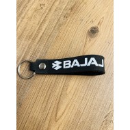BAJAJ BASKILI SİLİKON ANAHTARLIK SİYAH