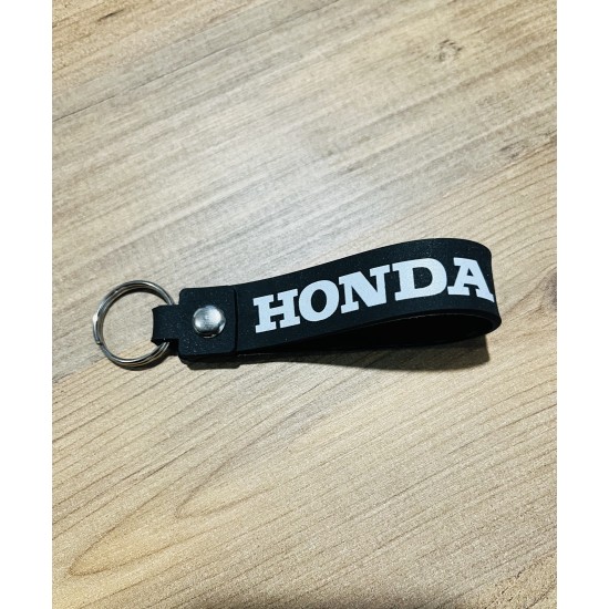 HONDA BASKILI SİLİKON ANAHTARLIK SİYAH