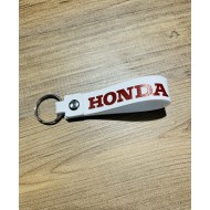 HONDA BASKILI SİLİKON ANAHTARLIK BEYAZ