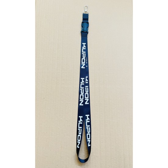 KUPON BASKILI BEZ ANAHTARLIK SİYAH 50cm