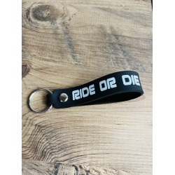RIDE OR DIE BASKILI SİLİKON ANAHTARLIK SİYAH