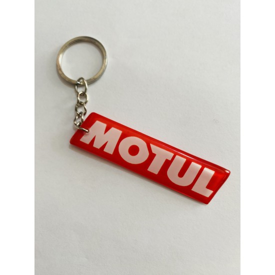 MOTUL 3D DAMLA SİLİKON ANAHTARLIK  7x1.7cm