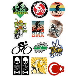 BİSİKLET KARIŞIK MODEL A4 STİCKER M-1 BİSİKLET KARIŞIK MODEL A4 STİCKER M-1