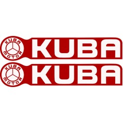 KUBA ETİKET KIRMIZI 15x3cm 2'Li