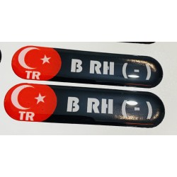 B RH (-) Kan Grubu Damla Etiket 8x2cm 2'Li B RH (-) Kan Grubu Damla Etiket 8x2cm 2'Li