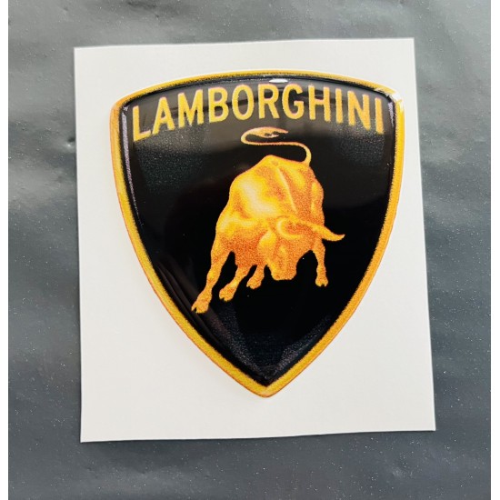 LAMBORGHİNİ LOGO DAMLA ETİKET 5x6cm LAMBORGHİNİ LOGO DAMLA ETİKET 5x6cm
