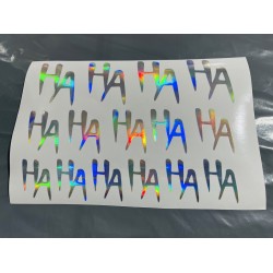 HAHAHA STİCKER HOLOGRAM A5 15x21cm HAHAHA STİCKER HOLOGRAM A5 15x21cm