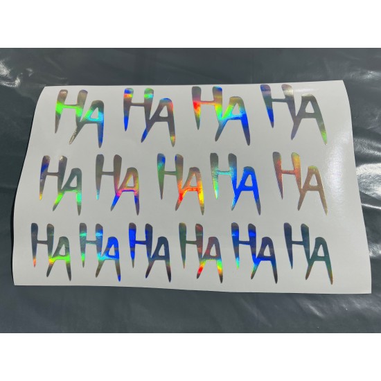 HAHAHA STİCKER HOLOGRAM A5 15x21cm