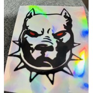 PİTBUL STİCKER 7cm HOLOGRAM