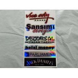 HOLOGRAM STİCKER KARIŞIK M-5 14x25cm HOLOGRAM STİCKER KARIŞIK M-5 14x25cm