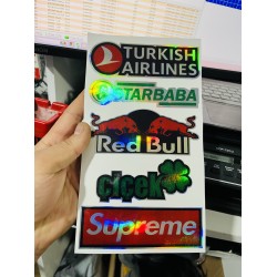 HOLOGRAM STİCKER KARIŞIK M-9 14x25cm