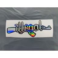 İLLEGAL HOLOGRAM 13x5.5cm İLLEGAL HOLOGRAM 13x5.5cm