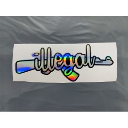 İLLEGAL HOLOGRAM 13x5.5cm İLLEGAL HOLOGRAM 13x5.5cm