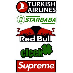 HOLOGRAM STİCKER KARIŞIK M-9 14x25cm