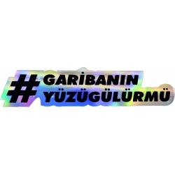 GARİBANIN YÜZÜGÜLÜRMÜ HOLOGRAM 13cm