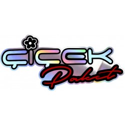 ÇİÇEK PAKET HOLOGRAM 13x5cm ÇİÇEK PAKET HOLOGRAM 13x5cm