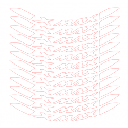 Xmax Jant Şeridi Beyaz Xmax Jant Şeridi Beyaz