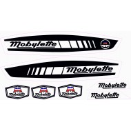 MOBYLETTE SÜPER 52 YAZI SETİ SİYAH MOBYLETTE SÜPER 52 YAZI SETİ SİYAH