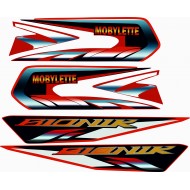 MOBYLETTE BİONİK YAZI SETİ KIRMIZI MOBYLETTE BİONİK YAZI SETİ KIRMIZI