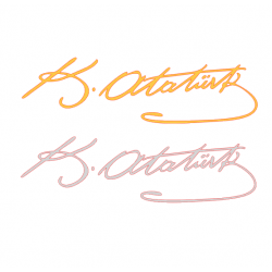 KEMAL ATATÜRK İMZA 4x15cm KEMAL ATATÜRK İMZA 4x15cm