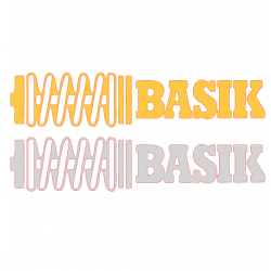 BASIK STİCKER 3x15cm BASIK STİCKER 3x15cm