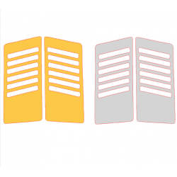 CG YAN KAPAK STİCKER TAKIMI CG YAN KAPAK STİCKER TAKIMI