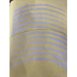 Motosiklet Jant Şeridi Reflektif Gri Üniversal Motosiklet Jant Şeridi Reflektif Gri Üniversal