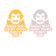 MÜSLÜM BABA STİCKER 10x8.5cm MÜSLÜM BABA STİCKER 10x8.5cm