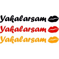 YAKALARSAM STİCKER 16cm