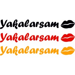 YAKALARSAM STİCKER 16cm