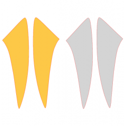 YBR ÇAMURLUK YAN STİCKER  YBR ÇAMURLUK YAN STİCKER